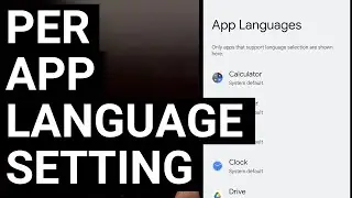 Android 13 Adds a Feature to Change the Language of an Individual Application