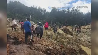 Landslide buries remote village in Papua New Guinea