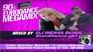 90s Eurodance Megamix Mixed By DJ Ridha Boss and Eurodance girl #fyp #dance