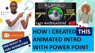 ANIMATED INTRO WITH POWERPOINT. #powerpoint#powerpointpresentations#powerpointlesson #animation