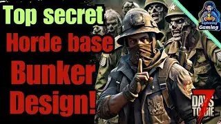 7 days to die 1.0 secret bunker Horde base build