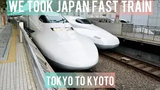 Riding The Lightning Fast Japanese Shinkansen From Tokyo To Kyoto!