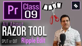 Trimming and Cutting Video in Premiere Pro CC with Shortcuts Class 9 | Premiere Pro Tutorial Hindi
