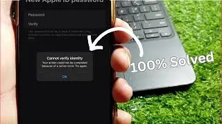 Cannot Verify Identity Your Action Could Not Be Completed Because Of A Server Error Try Again iPhone