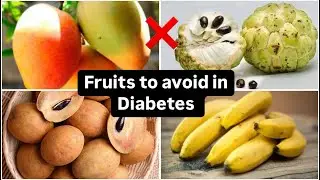 Fruits to Avoid for Diabetic People| 5 Fruits to avoid for diabetes  @Dt.sharda