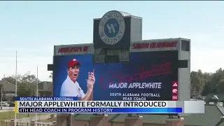 Major Applewhite introduced as South Alabama head football coach