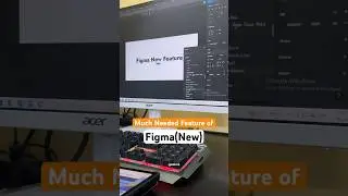 Now there’s fonts visibility on screen | Figma new feature #figma #figmatips #shorts #digius #tips