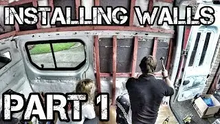 EP.8 - Installing wall battens & vapour barrier - building up the van walls