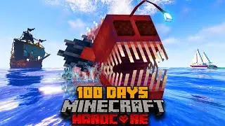 100 Days In An Underwater World In Hardcore Minecraft