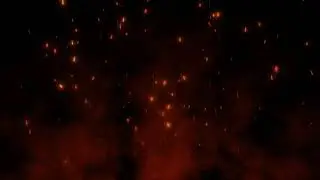 Футаж фон огненные искры разлетающиеся firespark