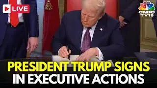 Trump Inauguration LIVE: Trump Signs First Set of Executive Actions at Ceremony at US Capitol | N18G