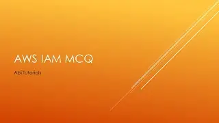 AWS IAM MCQ |