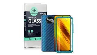 Xiaomi Poco X3 NFC / Poco X3 Pro Ibywind Tempered Glass Protectors With Easyinstall Template