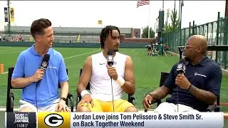 Jordan Love interview crashed by Steve Smith Sr.!