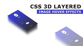 CSS 3d Layered Image Hover Effects - CSS Isometric Design