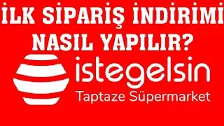 İstegelsin İlk Sipariş İndirimi Nasıl Yapılır?