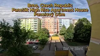 Brno Czech Republic - Relaxing at the Panelák High Rise Apartment House Panelový Dům [S1 Ep11]