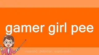 gamer girl pee