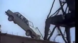 Volvo 760 crashtest video dropping from 14m height