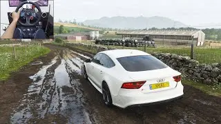 Audi RS7 Sportback - Forza Horizon 4 | Logitech g29 gameplay