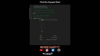 Find the Square Root in Python | Python Examples | Python Coding Tutorial | Python Coding Interview