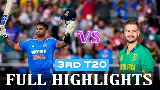 India vs south Africa 3rd T20 full highlights match 2023