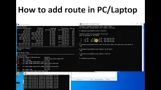 How to add route in routing Table?. how to add route in CMD ? how to add static route in cmd?