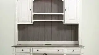 Roanoke White Credenza with Hutch from Coleman Furniture