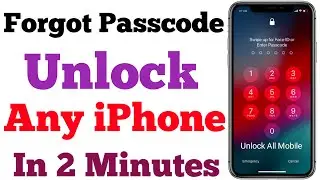 iPhone Passcode Forgotten How To Unlock | Reset iPhone Passcode | Unlock iPhone Password