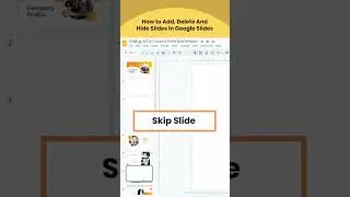 How to Add, Delete And Hide Slides In Google Slides 