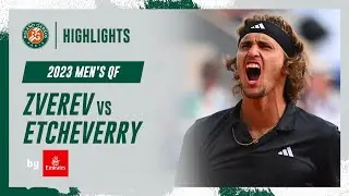 Zverev vs Etcheverry Quarter-final Highlights | Roland-Garros 2023