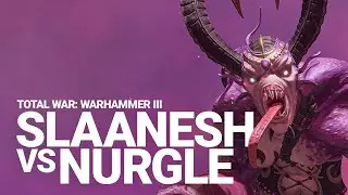 Slaanesh vs Nurgle Gameplay Battle | Total War: WARHAMMER III