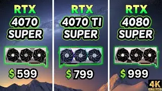 RTX 4070 SUPER vs 4070 Ti SUPER vs 4080 SUPER - Nvidia Lied Again? 😡😡😡😠😠