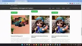 Art Exhibition Management System using Python Django and MySQL | PHPGurukul
