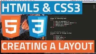 HTML5 and CSS3 beginner tutorial 32 - Creating a simple website layout part 3