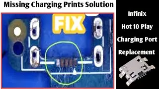 How To Repair Missing Damage Or Broken Charging Port Tracks Of Any Mobile Phone | DIY Infinix Repair