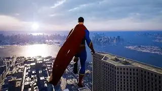 Superman Inspired Open-World Game - Unreal Engine 5 Gameplay Tech Demo