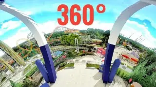 Giant Swing Ride (360° POV) Extreme VR Coaster Simulator 3D Video SBS