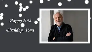 “Happy 70th Birthday” Slideshow Template for SmartSHOW 3D