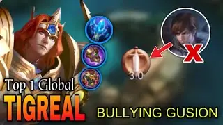 TIGREAL PINAGTRIPAN SI GUSION 😂 | Tigreall Gameplay 2024 MLBB