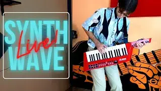 Live Synthwave Set + Keytar Solo! The Neon Syndicate 