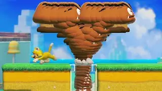 Massive Goomba Explosion in Super Mario Maker 2