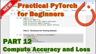 PyTorch Beginner Tutorial - Part 12 (Compute the Accuracy and Loss)