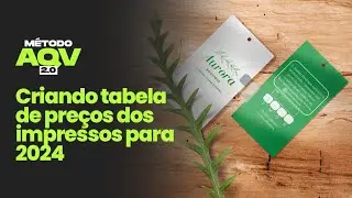 Criando TABELA DE PREÇOS PARA IMRPESSOS 2024 - AO VIVO