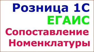 Сопоставление справочников ЕГАИС. Сопоставление номенклатуры