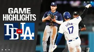 Rays vs. Dodgers Game Highlights (8/23/24) | MLB Highlights