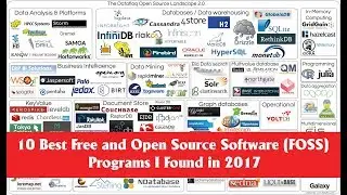 10 Best Free and Open Source Software - FOSS Programs - I Found in 2017