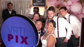 Wedding Photo Booth Coral Gables by VRTL PIX