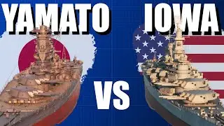 IOWA vs YAMATO - Which Battleship Would Win in an All Out Fight?