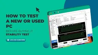 How to test a new or used PC before buying it | Stability test - AIDA 64